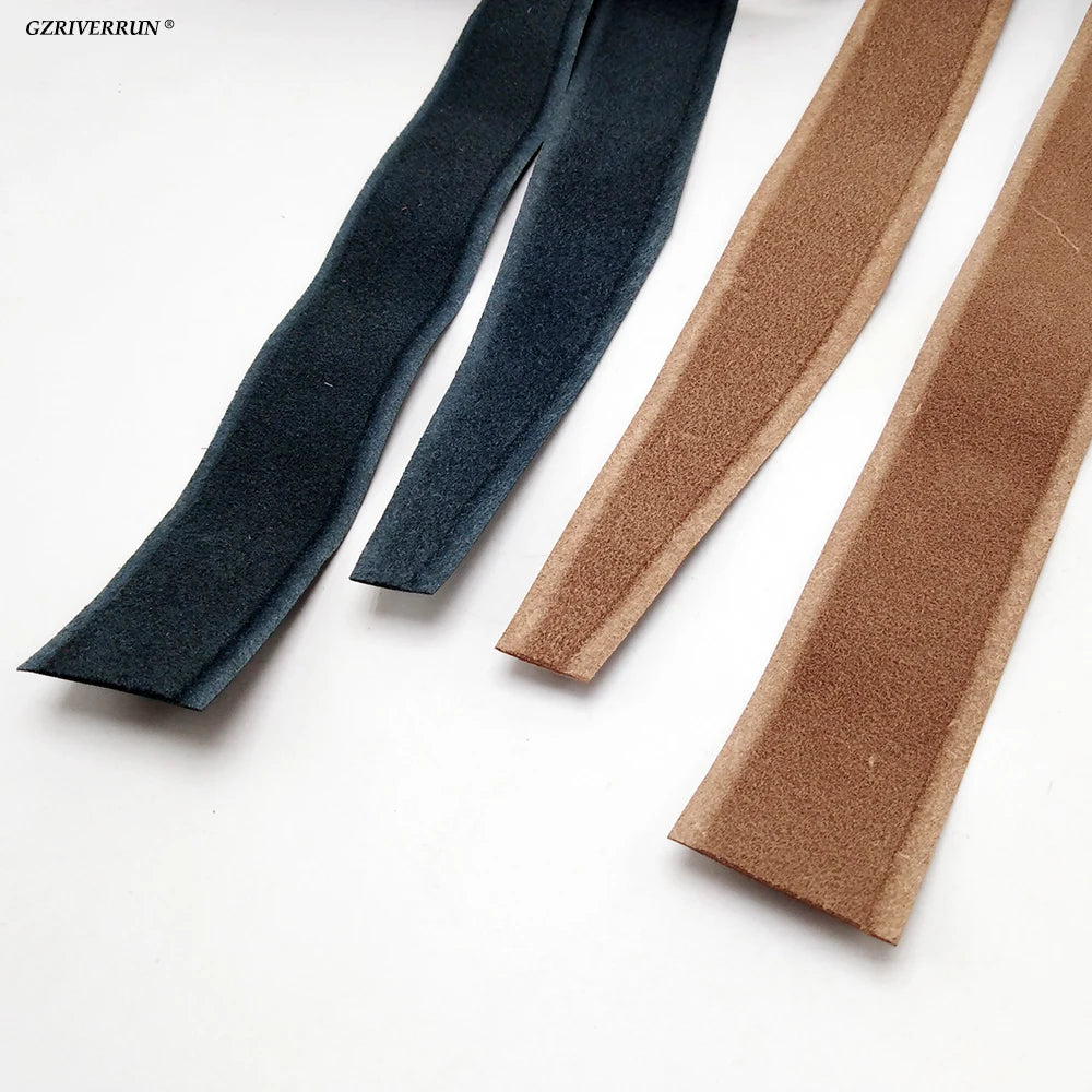 Poignées de guidon en cuir 25 mm 65 cm