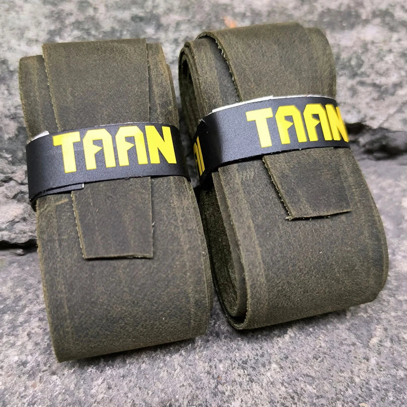 Poignées de guidon en cuir 25 mm 65 cm