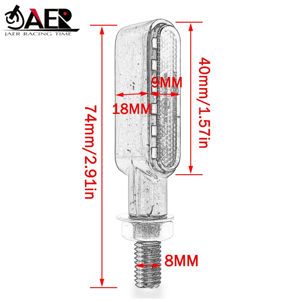 Clignotant LED flexible séquentiel