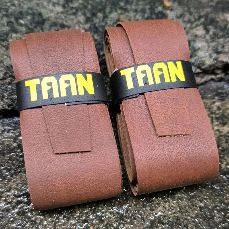 Poignées de guidon en cuir 25 mm 65 cm