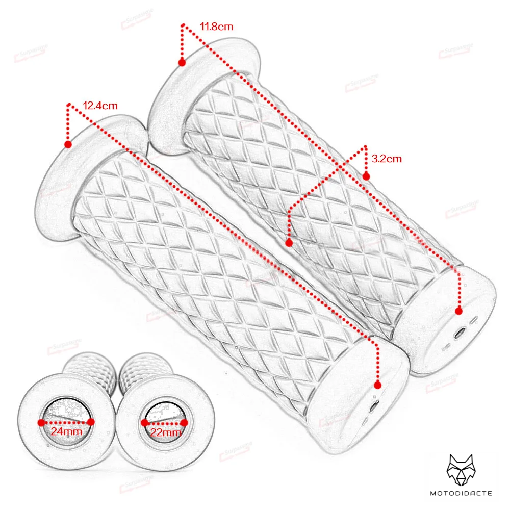 BRAZOLINE™ Handlebar Grips 